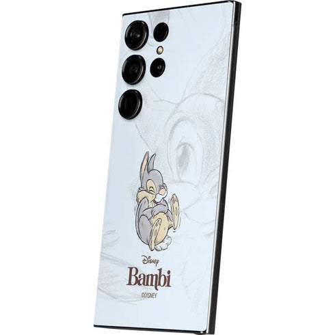 Disney Bambi Thumper Sketched portrait Galaxy S25 Ultra Skin